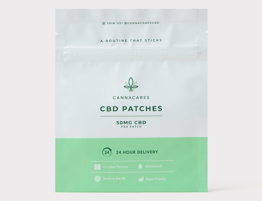 Cannacares patches 2 x CBD patches of 50mg