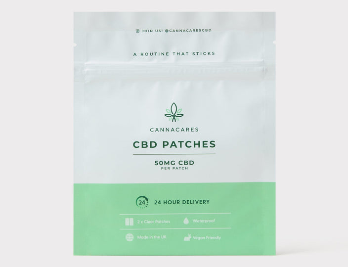 Cannacares patches 2 x CBD patches of 50mg